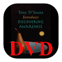 Tony D'Souza Introduces Discovering Awareness as DVD. Click the green buy button to order Tony D'Souza Introduces Discovering Awareness as a DVD.